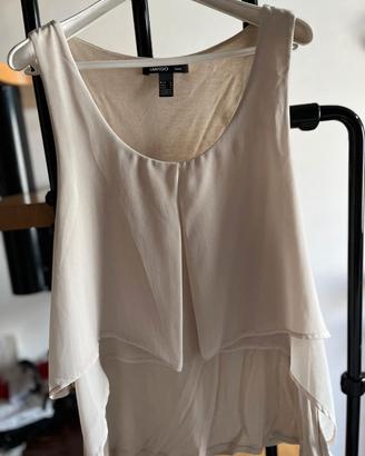 Top donna canotta a strati Mango Suit