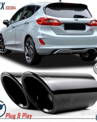 TERMINALI di Scarico Neri per Ford FIESTA ST MK7