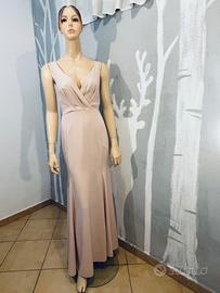 Abito da sera / cerimonia rosa cipria Asos tg.M