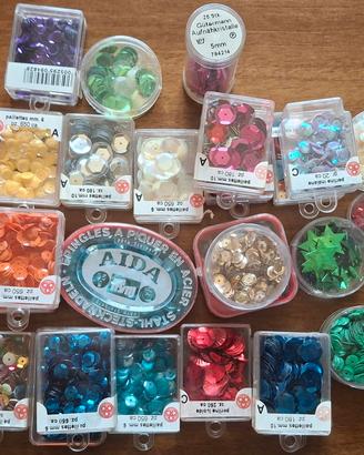 paillettes multicolore 