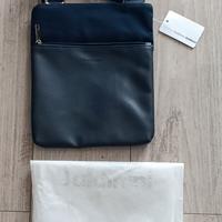 Borsa tracolla uomo Baldinini in pelle blu