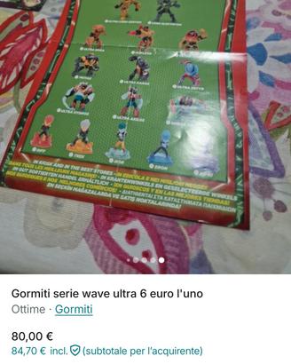 gormiti serie wave ultra 6 euro l'uno