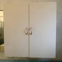 Pensile da bagno bianco
