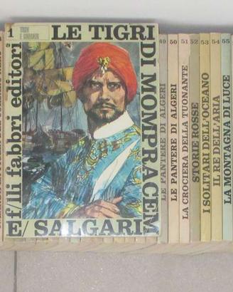 Libri Emilio Salgari. Collezione completa epoca.