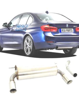 SCARICO SPORTIVO BMW F30 316 320 325 LOOK M DOPPIA
