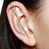 Ear Hooks in argento 925 con zirconi