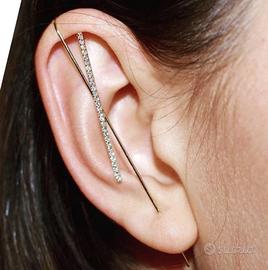 Ear Hooks in argento 925 con zirconi