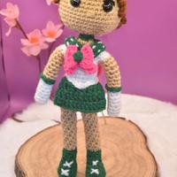 Sailor jupiter all'uncinetto