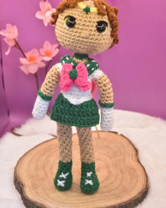 Sailor jupiter all'uncinetto