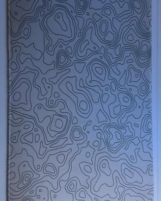 Desk Mat / Tappetino XXL – Design Topografico
