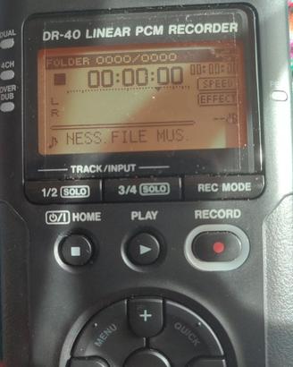 Registratore digitale Tascam DR-40 V2