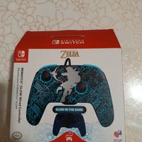 Controller PDP rematch GLOW Zelda Edition per Nint