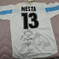 Maglia Centenario Lazio autografata 