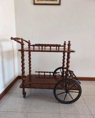 Carrello per servizio al tavolo vintage