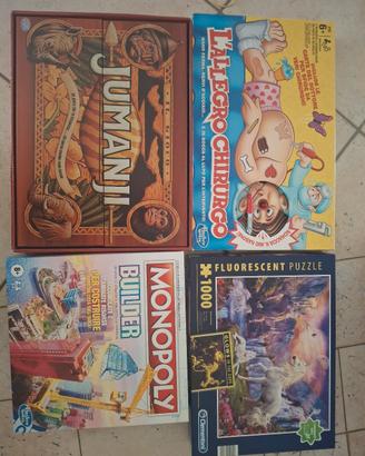 Giochi da tavolo, puzzle e meccano