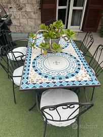 Tavolo in ferro battuto