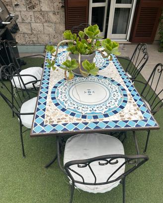 Tavolo in ferro battuto