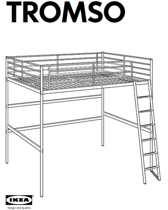 Letto a soppalco IKEA TROMSO fuori produzione!