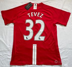 maglia man united calcio Tevez 32 nuova taglia M