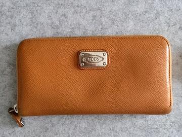 Portafogli Tod's Tods pelle arancio zucca
