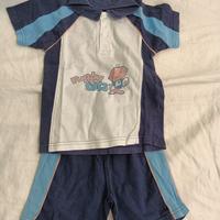 Completo rugby tots 2/3 anni