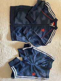 Tuta Adidas Originals blu bimbo/a 3-4 anni (104 cm
