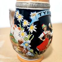 Boccale ceramica tradizionale tirolese