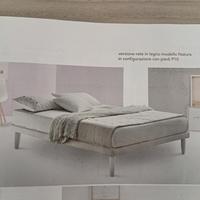 Letto matr. Permaflex e materasso, prezzo scontato