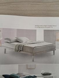 Letto matr. Permaflex e materasso, prezzo scontato