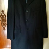 Cappotto uomo blu lana e cachemire tg 52