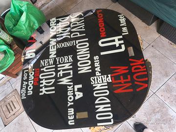 Set Tavolo Salvaspazio in Vetro "City Design" + 4