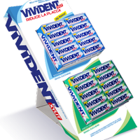 Espositore in cartone vivident xylit