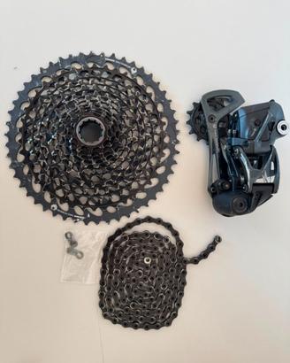 SRAM AXS X01 + CASSETTA+CATENA