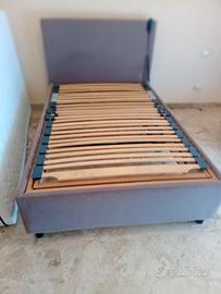letto una piazza e mezza elettrico con sommier
