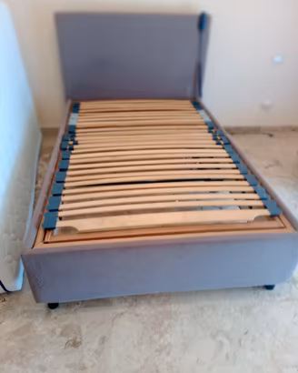 letto una piazza e mezza elettrico con sommier