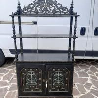 Antica libreria scaffale stile eclettico fine 800