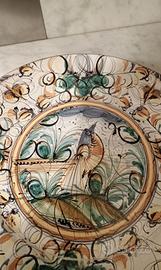 Piatto da esposizione  ceramica di San Lorenzello.