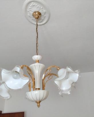 Lampadario vintage anni '60 (abat jour in omaggio)