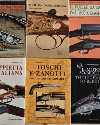 Libri da caccia e tiro, e grandi armaioli.