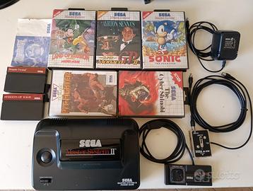 SEGA MASTER SYSTEM II + 7 GIOCHI – FUNZIONANTE