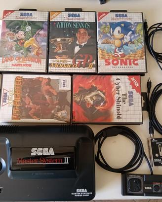 SEGA MASTER SYSTEM II + 7 GIOCHI – FUNZIONANTE