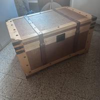 Baule / Cassapanca in legno – 80x50x44 cm