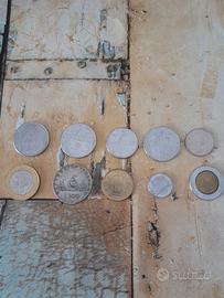 Monete repubblica italiana vecchie .