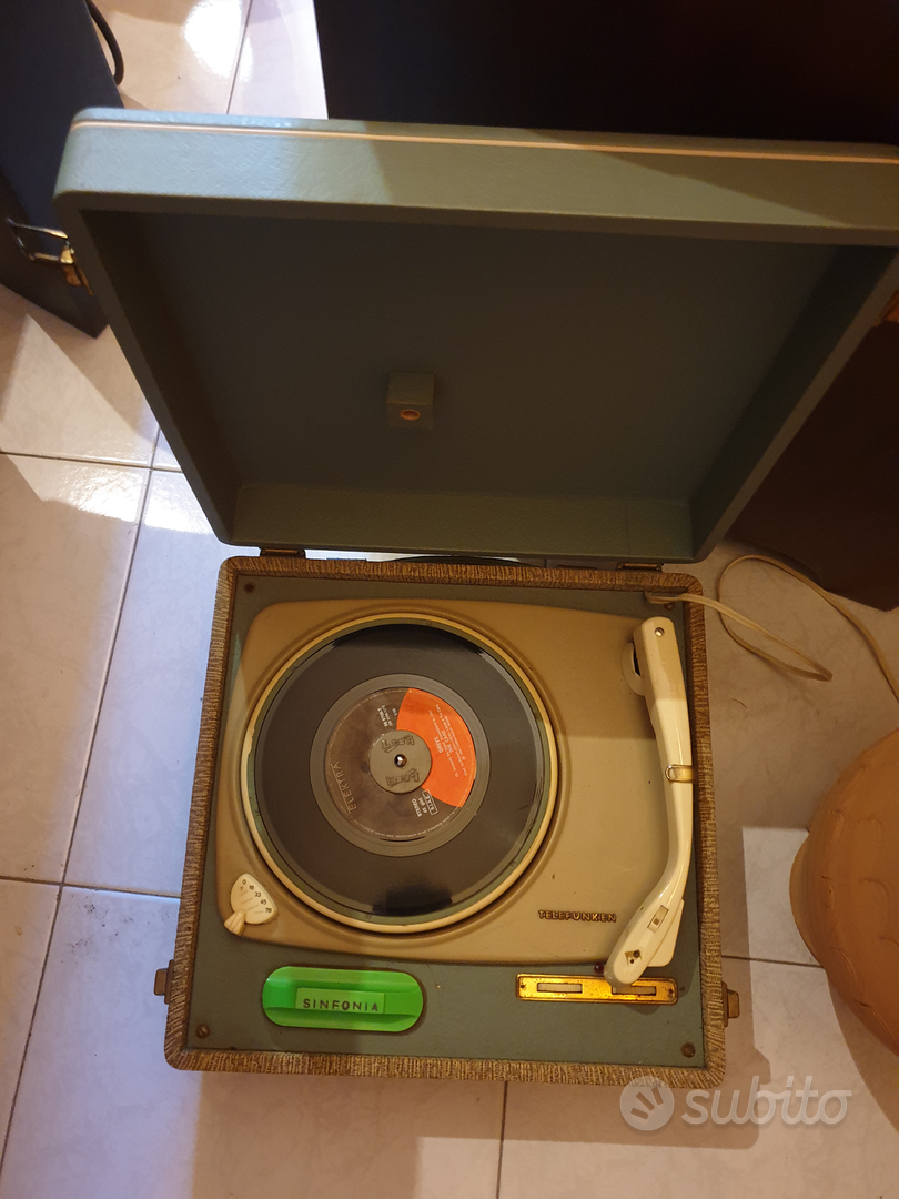 Giradischi a valigetta 1960 TELEFUNKEN - Audio/Video In vendita a Catania