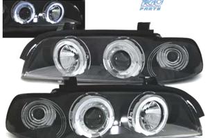FARI BMW E39 95-00 ANGEL EYES CCFL FONDO NERO