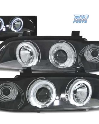 FARI BMW E39 95-00 ANGEL EYES CCFL FONDO NERO