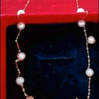 Collana oro 18kt con perle 