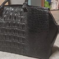 borsa pelle coccodrillo anni 60