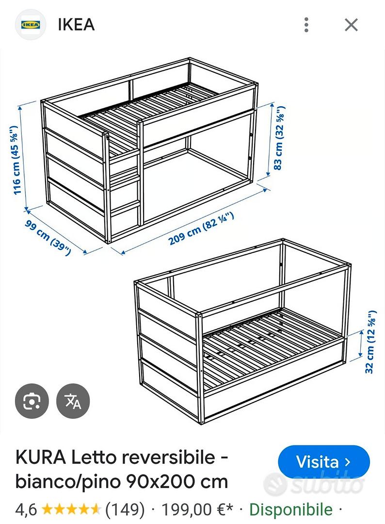 Tenda Letto Kura Ikea Misure Tenda Misure Kura Letto Bambini