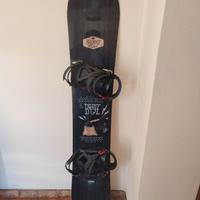 Snowboard WED'ZE Bullwhip 300 Evo 155 + attacchi